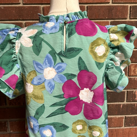 Entro Floral Ruffle Blouse - Picture 7 of 15